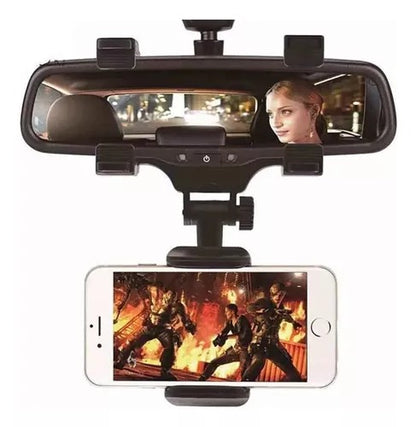 Soporte Celular 360 Espejo Para Carro
