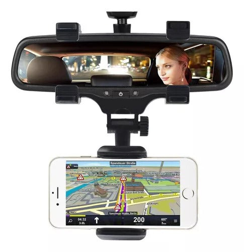 Soporte Celular 360 Espejo Para Carro