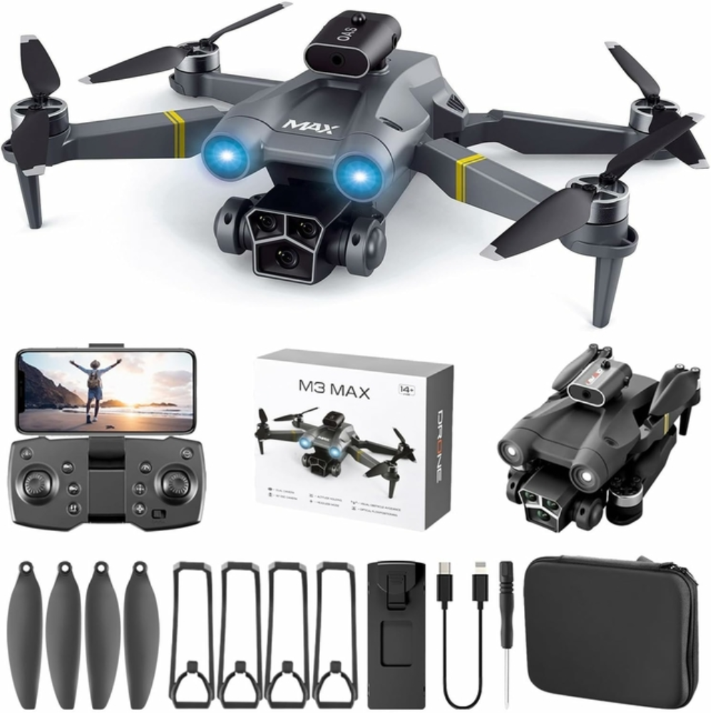 Drone M3 Max Sensor Obstáculo 2 Cámaras