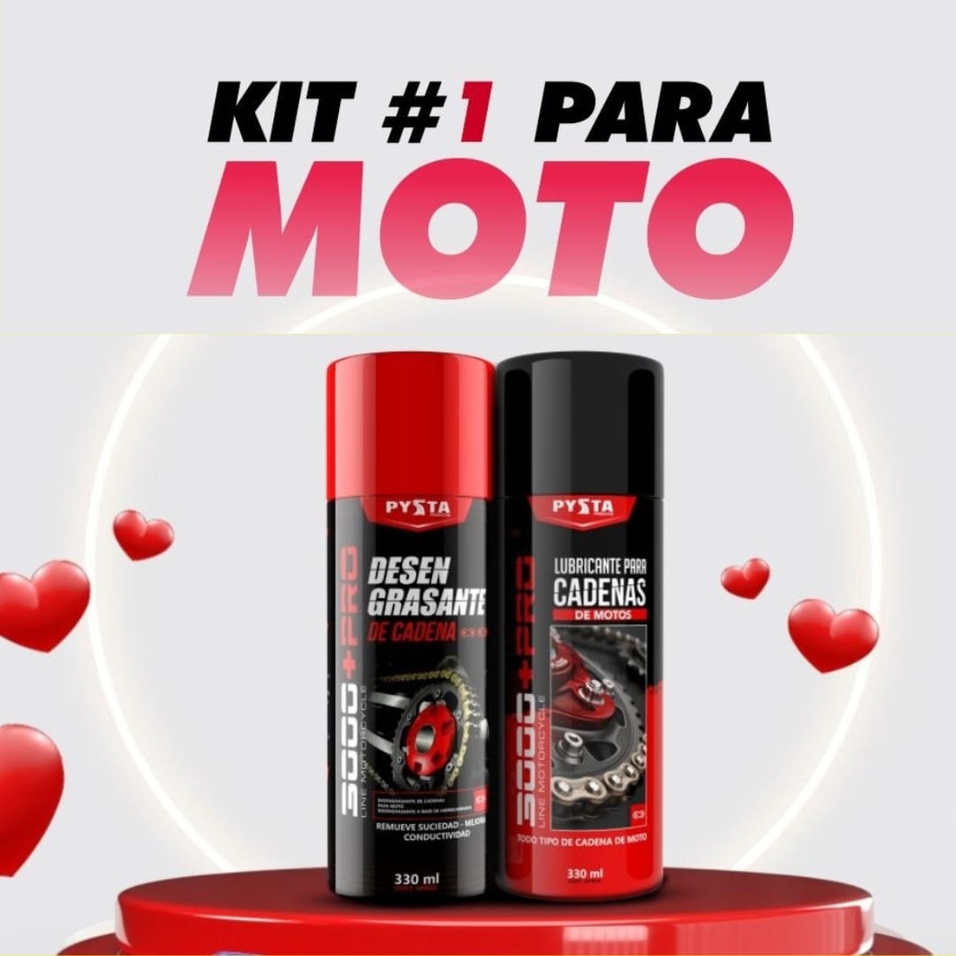 Combo Moto Desengrasante Lubricante