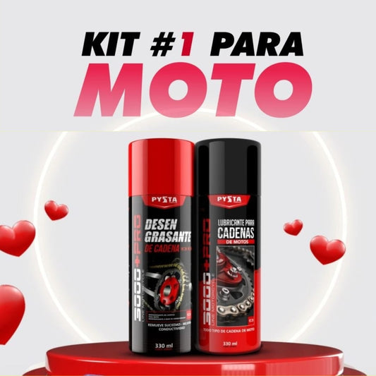 Combo Moto Desengrasante Lubricante