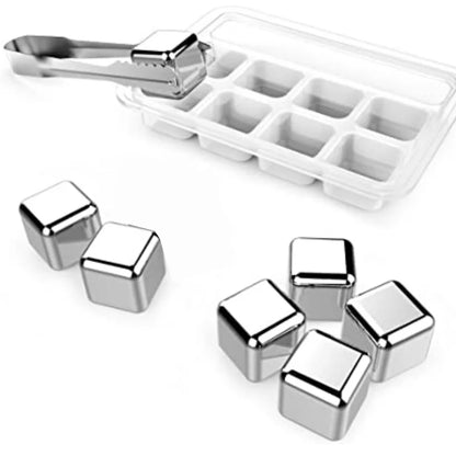 Set De Cubos De Acero Inox