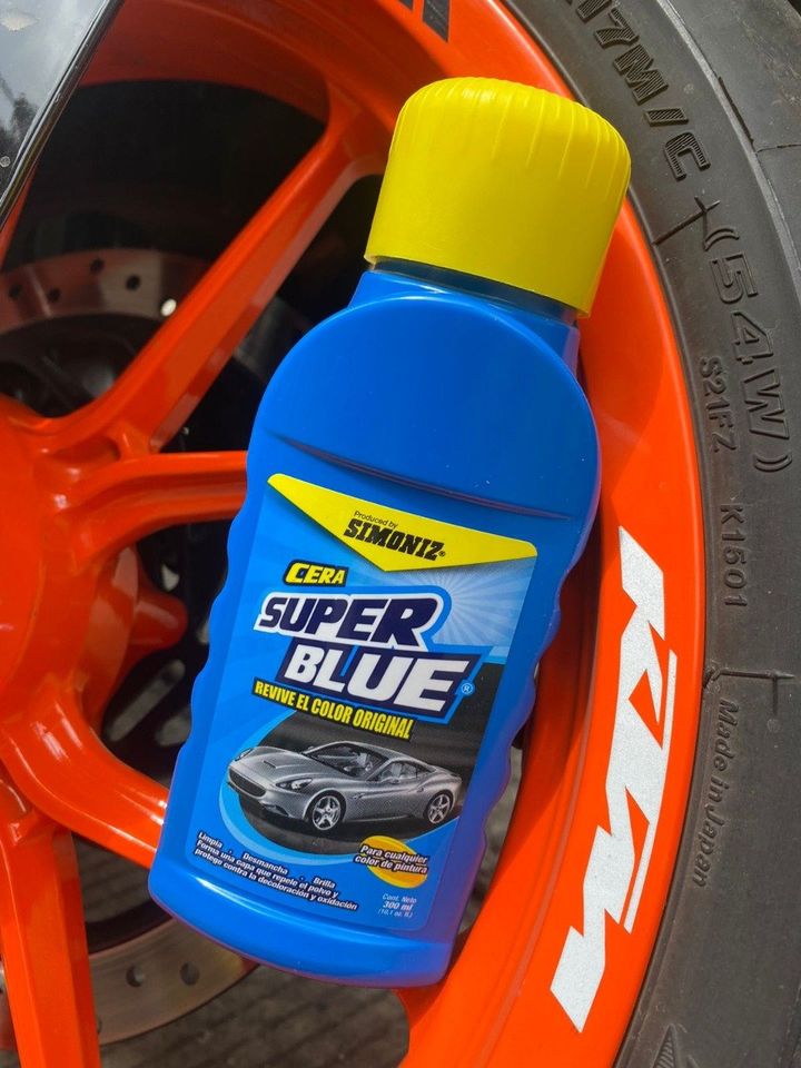Cera Super Blue Brillar Carro 300 Ml