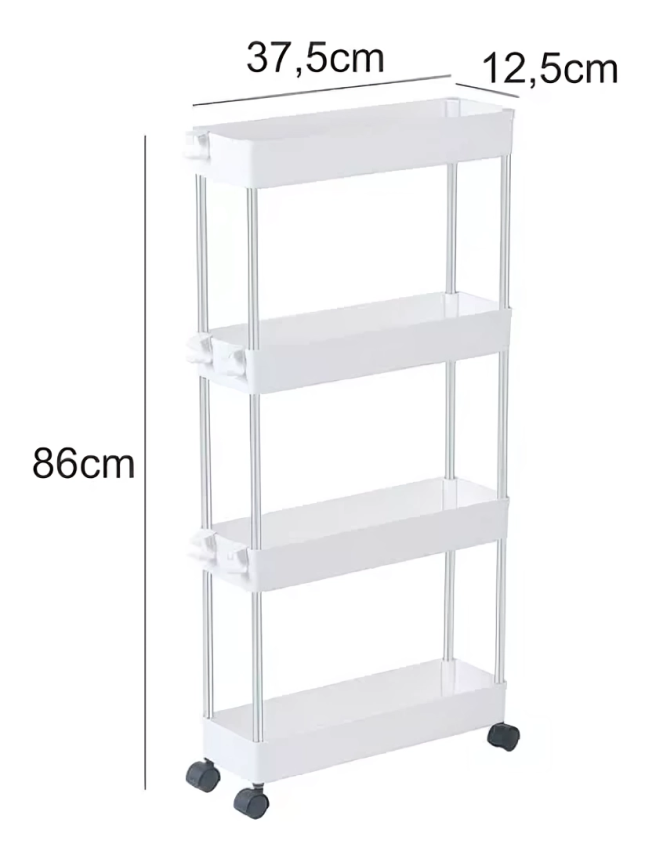 Carrito Organizador De Bano Y Cocina