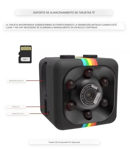 Mini Camara Cuadrada Sq11