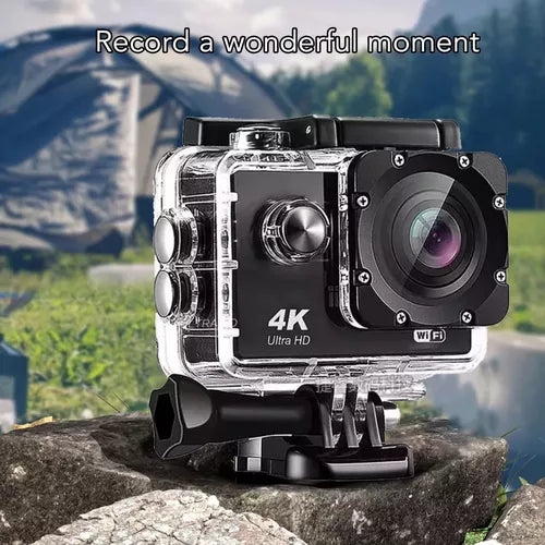 Camara 4K Deportiva Wifi Sumergible Mini