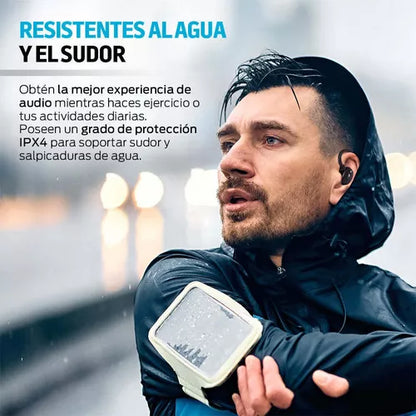 Audifonos Inalambricos Deportivos Blanco