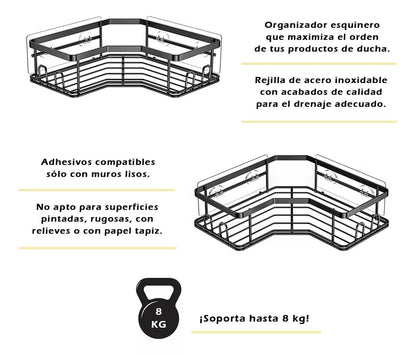 Organizador De Ducha Repisa Bano Setx2