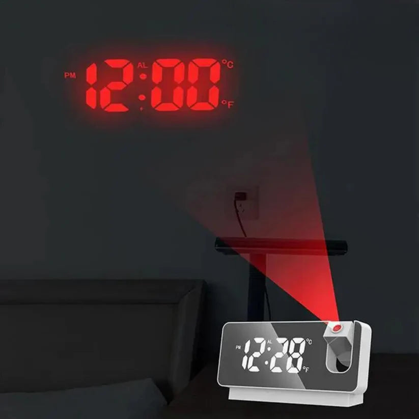 Reloj Alarma Proyector