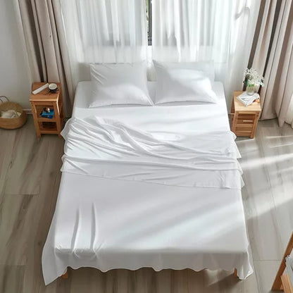 Juego De Sabanas Blanca Linea Hotelera
